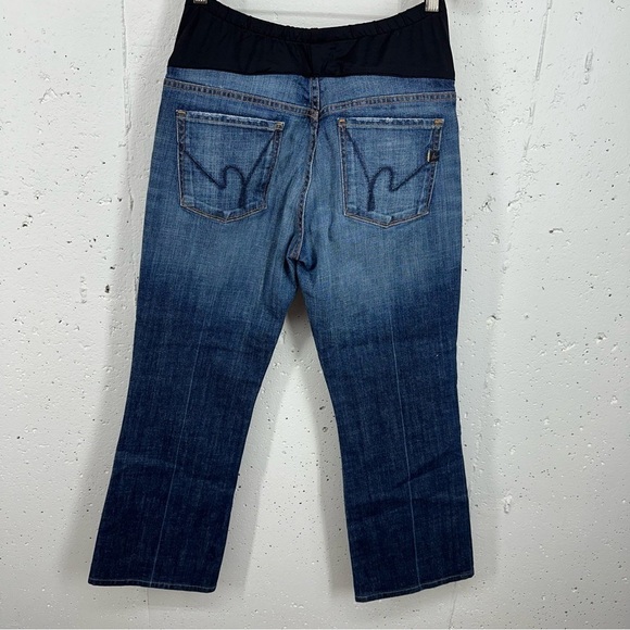 Citizens of Humanity size 32 x 27 Short Maternity Boot Cut Jeans - Picture 5 of 13